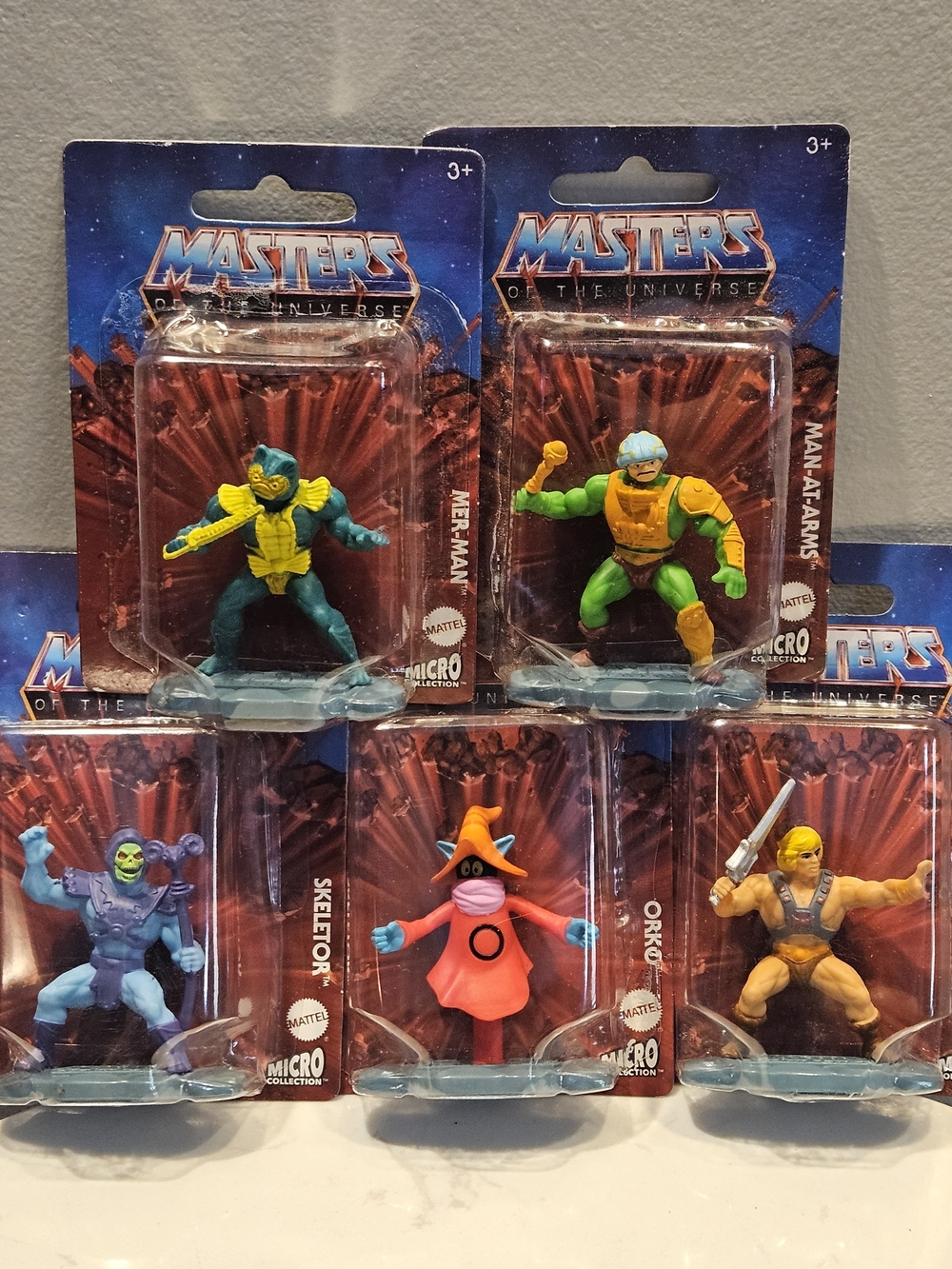 Masters of the Universe He-man Micro Action Figures - Set Of 5